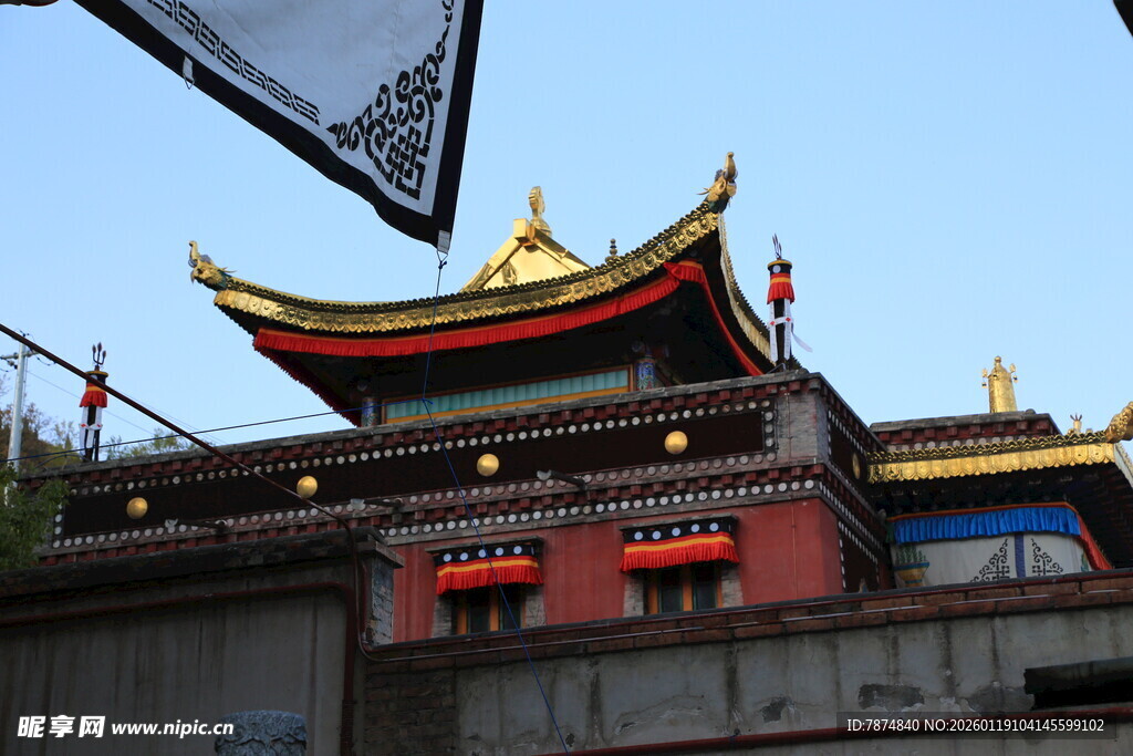 中式古建筑屋顶景观