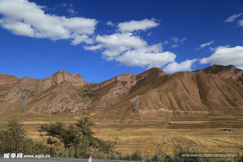 壮丽山川风景图