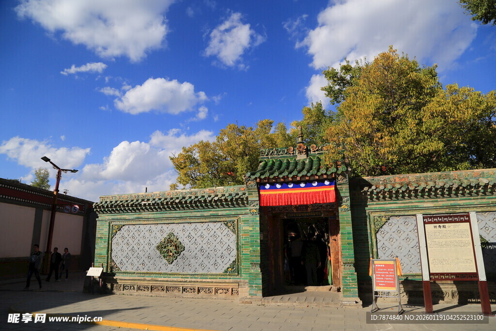 中式传统门楼景观