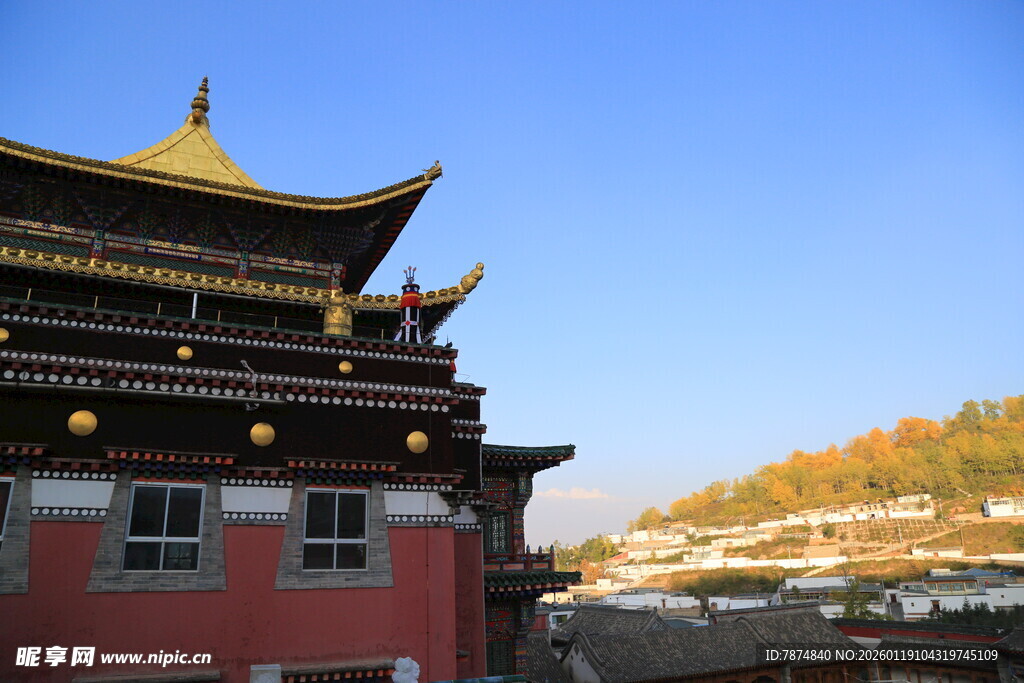 古色古香的中式阁楼建筑