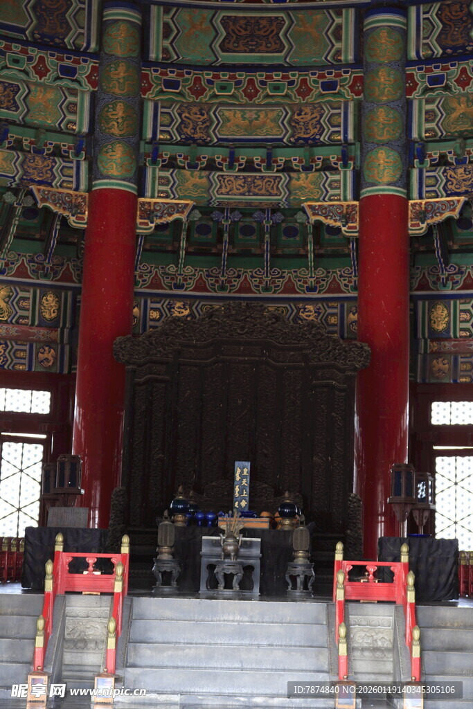 中式古建筑内景