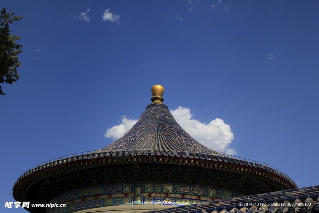天坛顶景 尽显古典建筑之美
