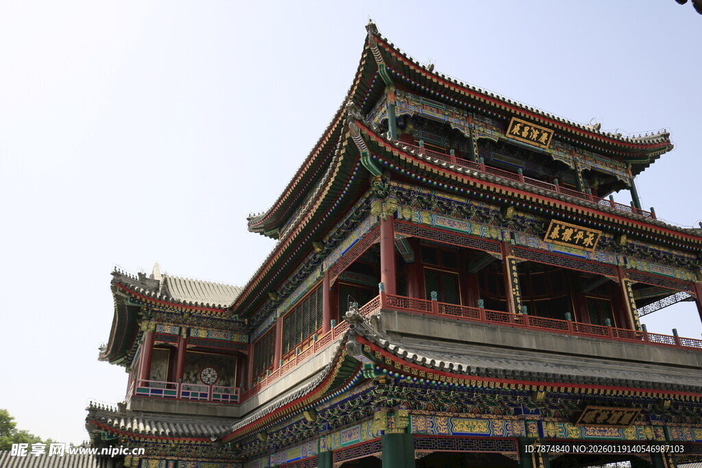 中式古建筑楼阁景观