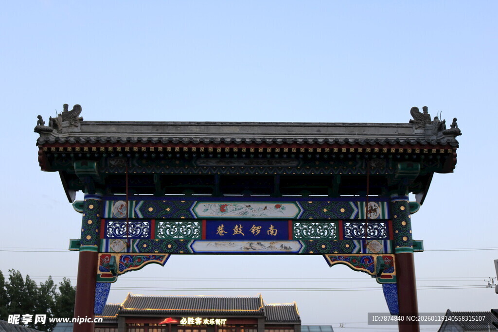 中式传统牌坊建筑风采