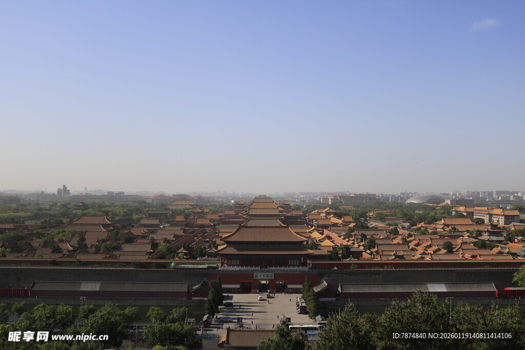 俯瞰故宫壮丽景观