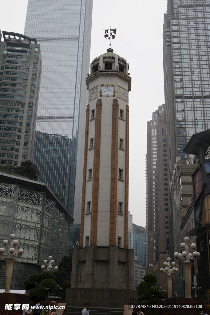 重庆解放碑 都市地标建筑