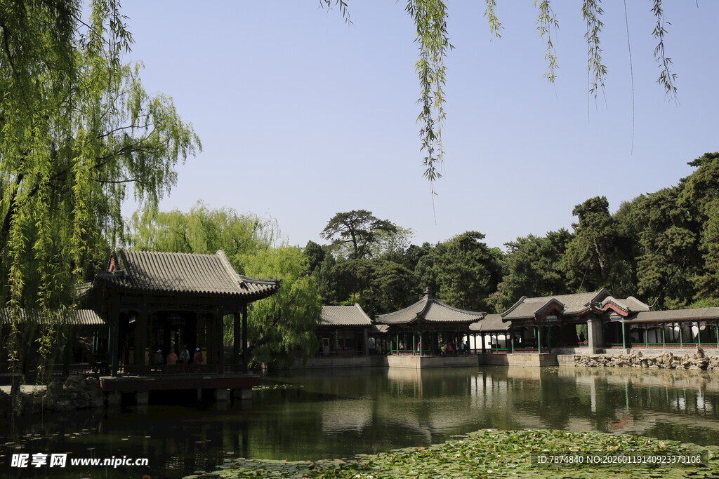 江南水乡中式园林景观