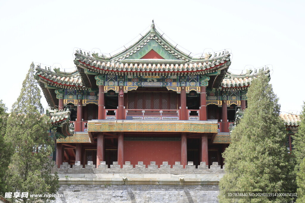 中式古建筑楼阁景观
