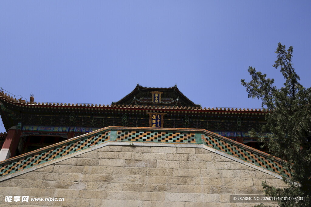 中式古建筑屋顶景观