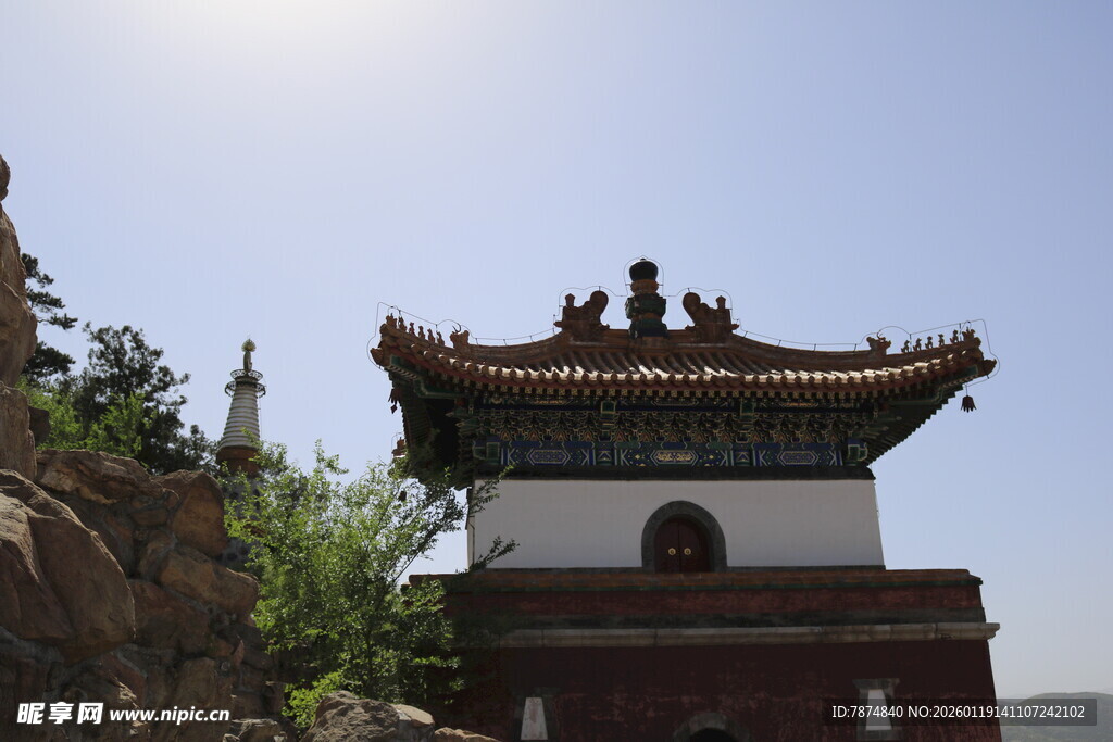 古雅中式建筑屋顶景观