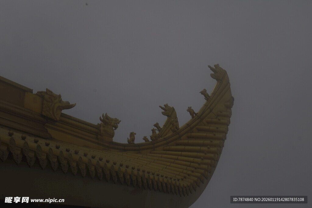 中式古建筑翘角