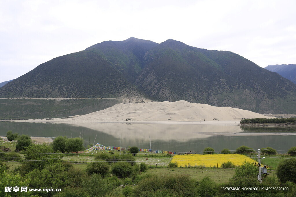 山间田野风光美景