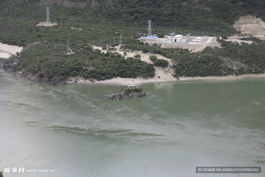 海岛海岸风景