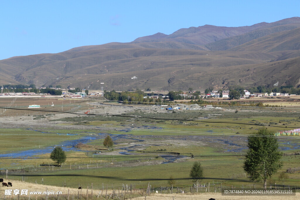 乡村田野风光美景