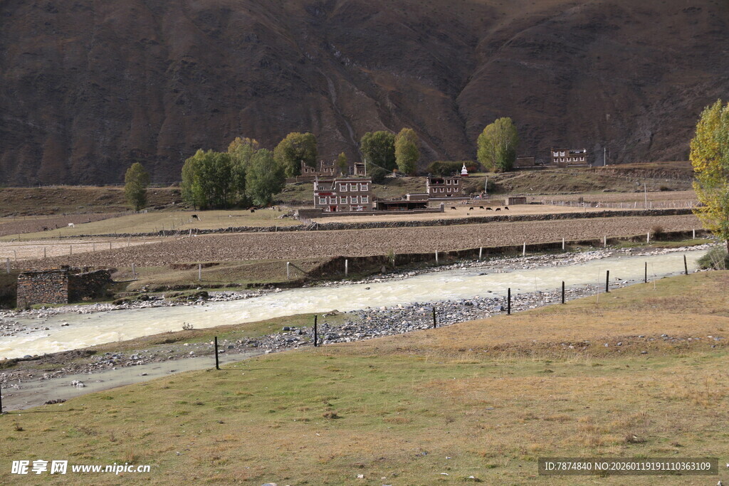乡村田野风光景色