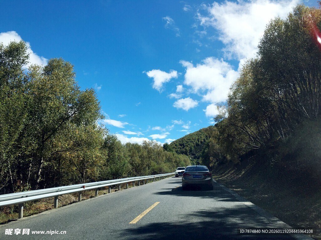 公路行车风景