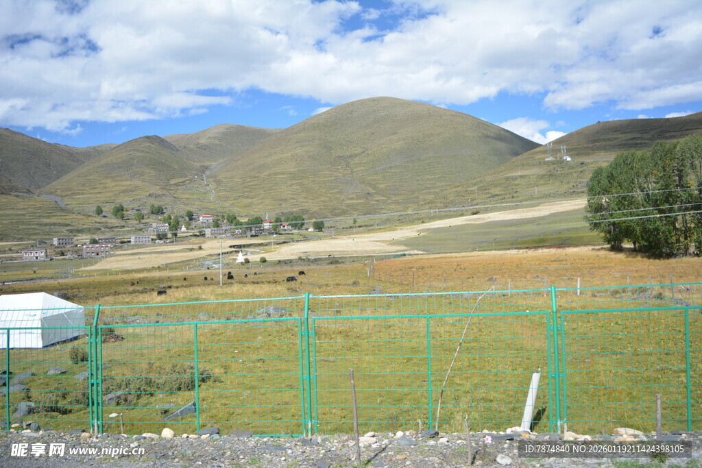 乡村田野风光景色