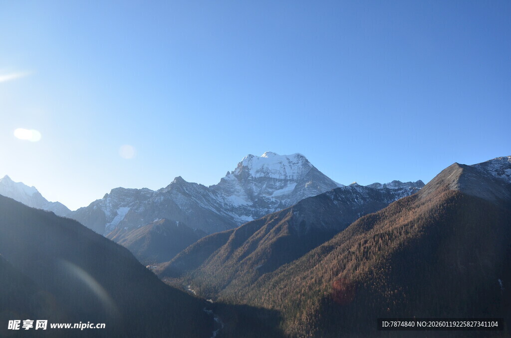 壮丽雪山美景