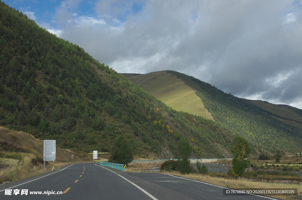 山间公路风景