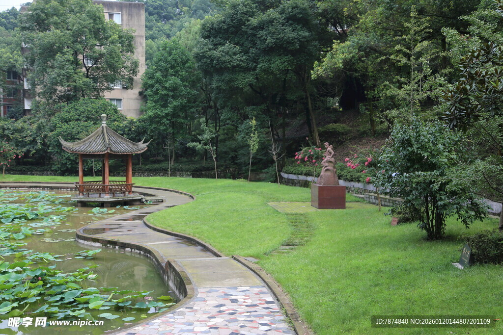 中式园林景观 清幽雅致