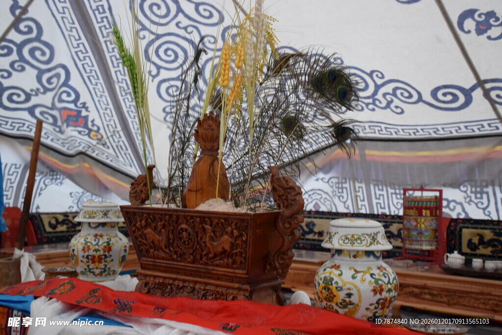 中式传统祭祀场景布置