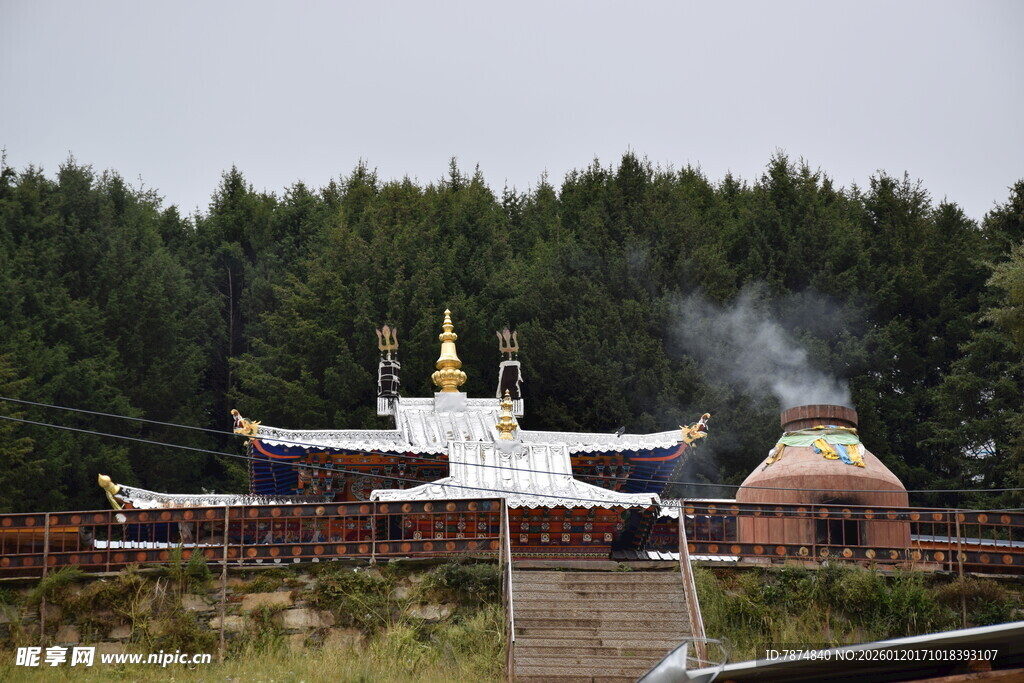 藏式寺院景观