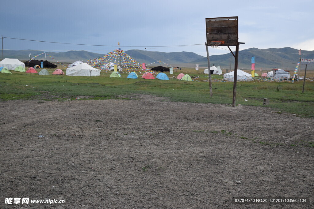 户外露营场地景观
