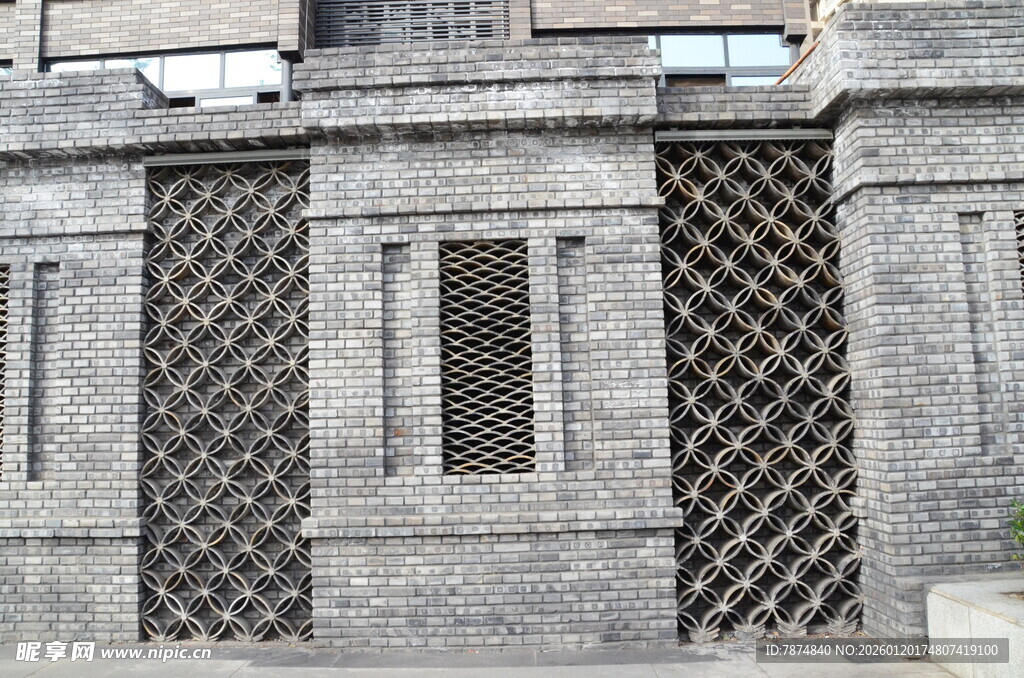 复古铁艺石墙装饰门