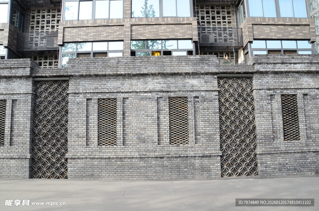 现代风格石砌建筑外观