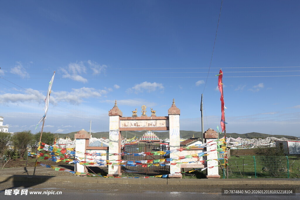 乡村入口牌坊景观