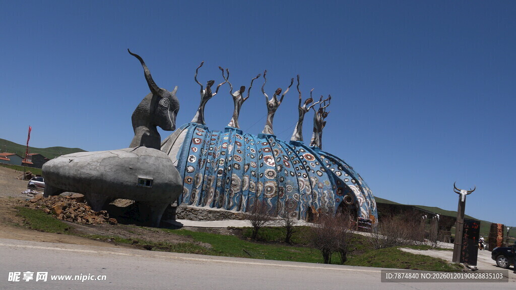 独特雕塑景观 艺术感十足