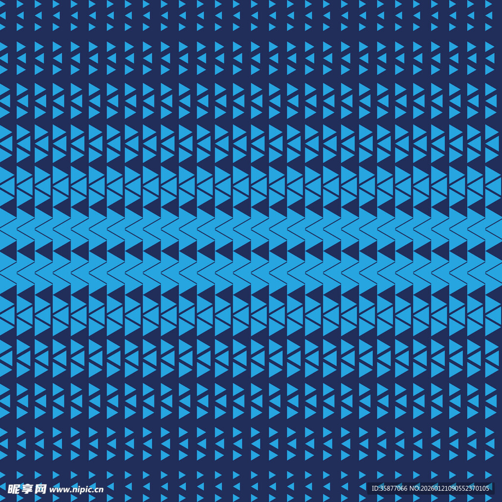 蓝调三角形几何条纹图案背景