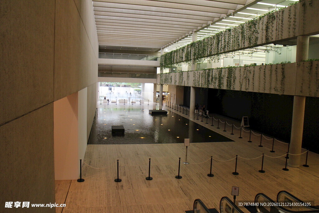 现代极简风格室内建筑空间