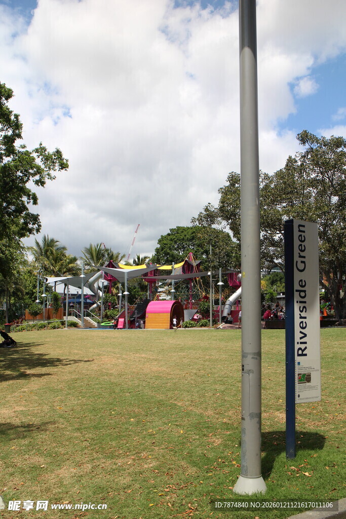 户外公园游乐场景观