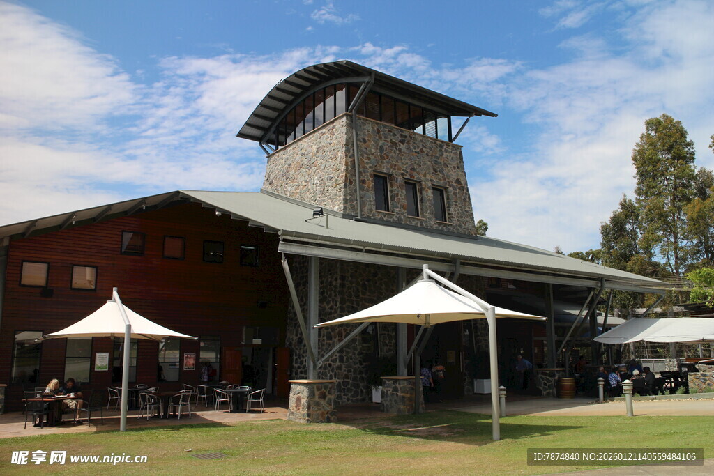 户外休闲的特色建筑场所