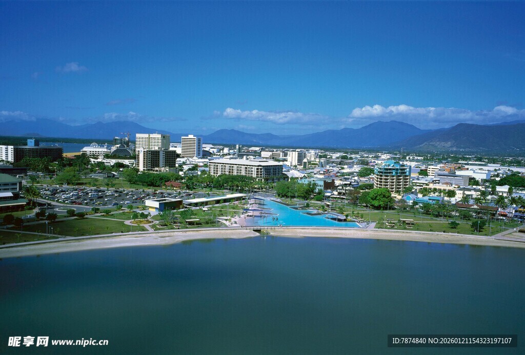 海滨度假胜地美丽风光