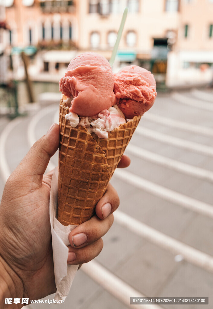 冰淇淋甜筒