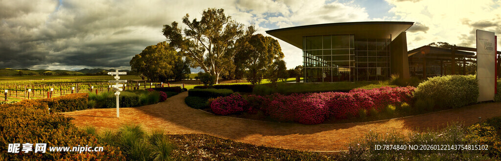 田园风光中的精致户外场景