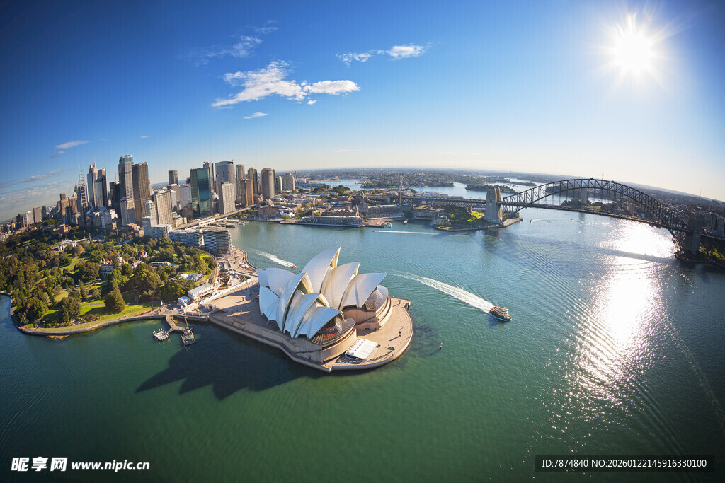 悉尼城市风光与标志性建筑