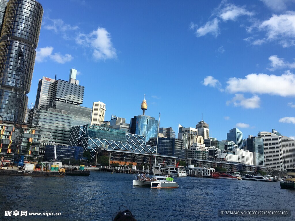 悉尼城市滨水风光美景