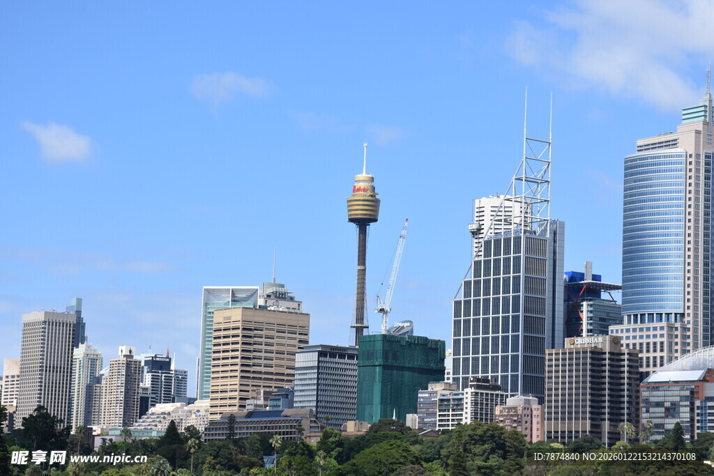 悉尼城市天际线景观