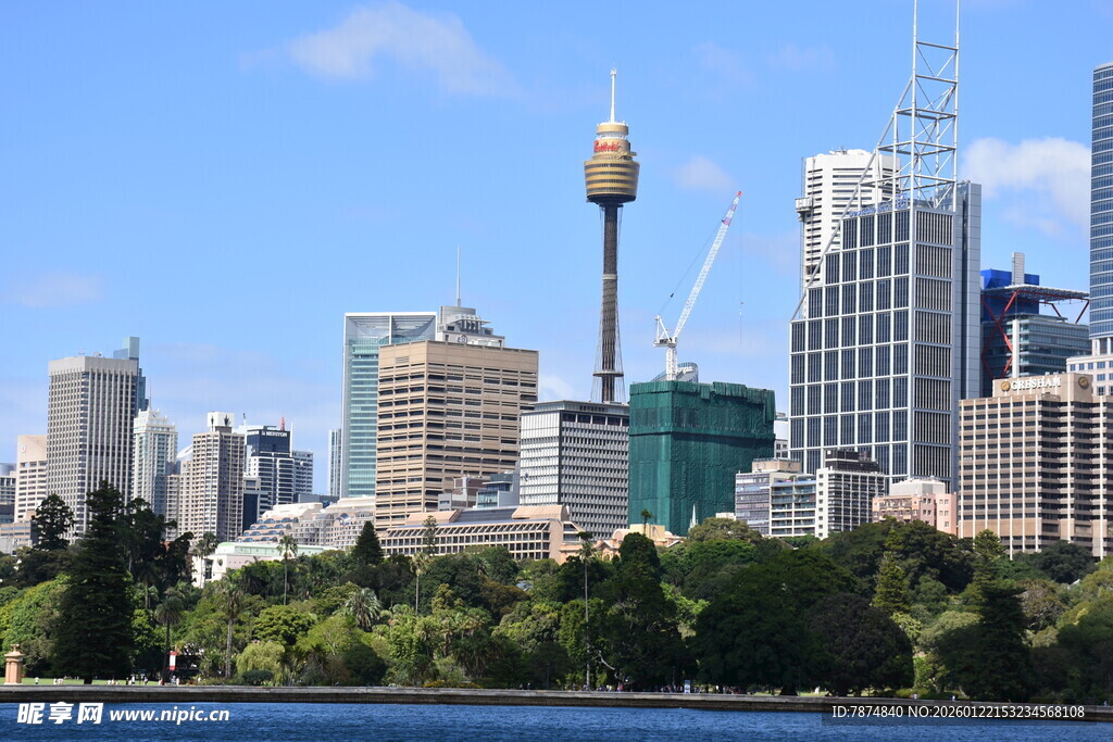 悉尼城市天际线景观