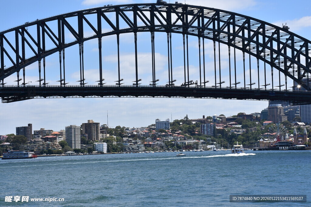 悉尼海港大桥壮观景致