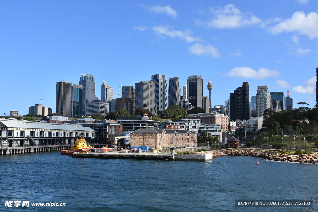 悉尼城市滨水风光