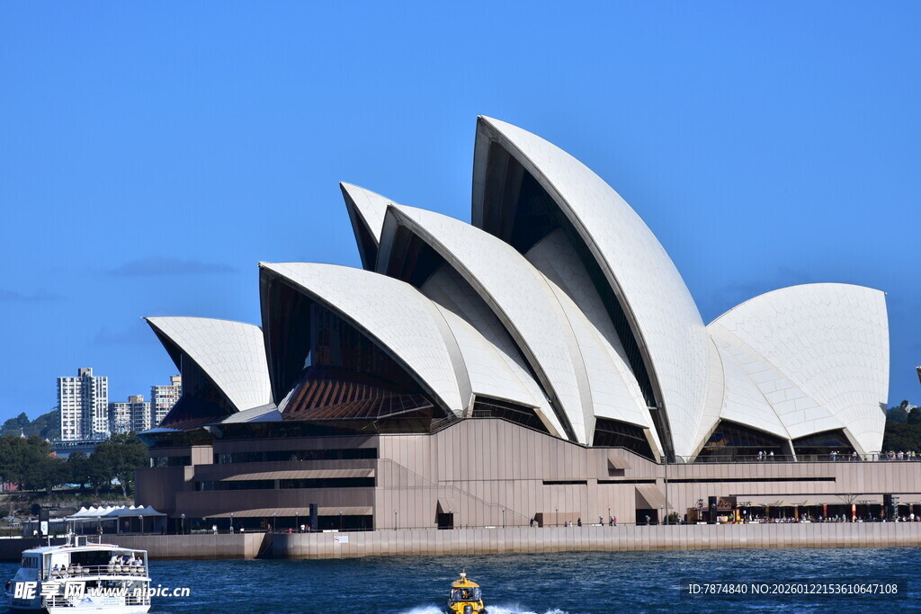 悉尼歌剧院海滨风光