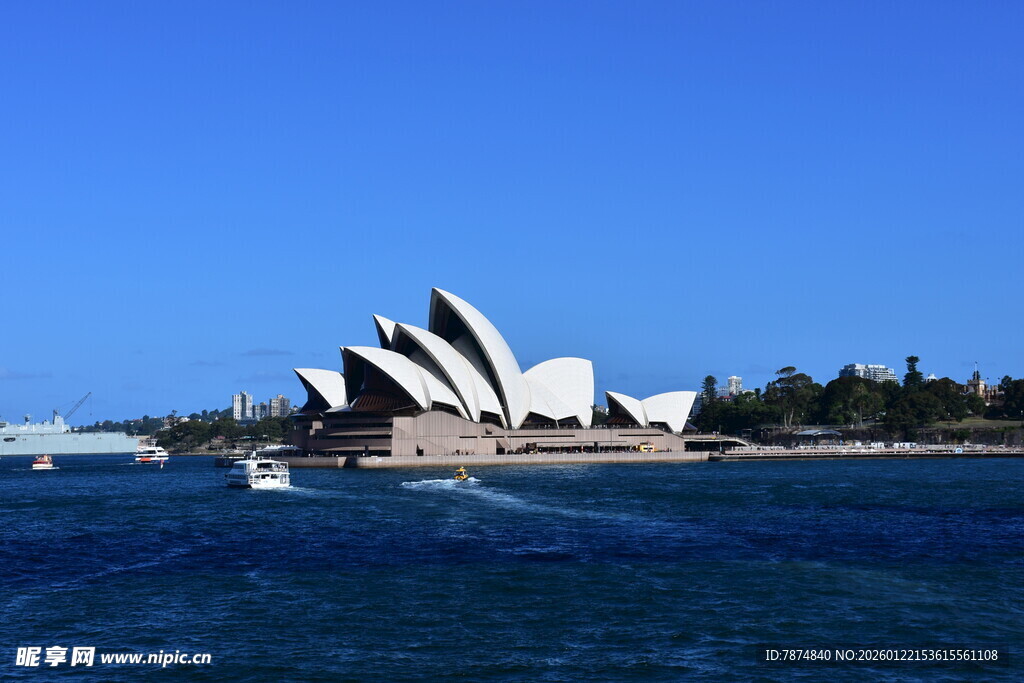 悉尼歌剧院海滨美丽风光