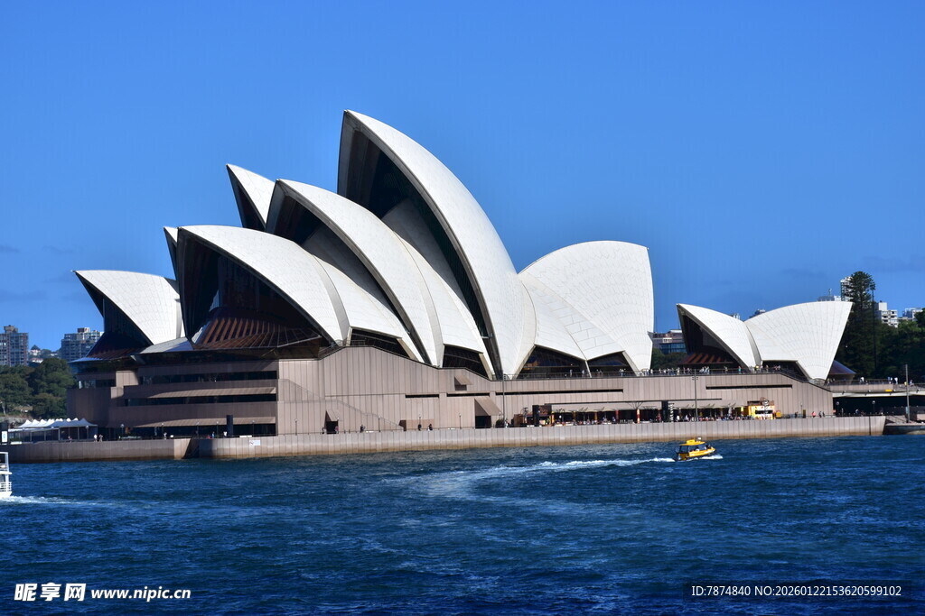 悉尼歌剧院的壮丽海景