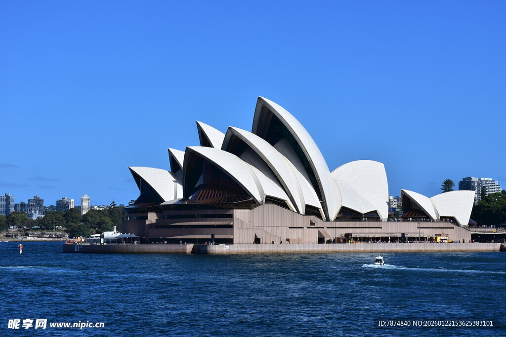 悉尼歌剧院海滨风光
