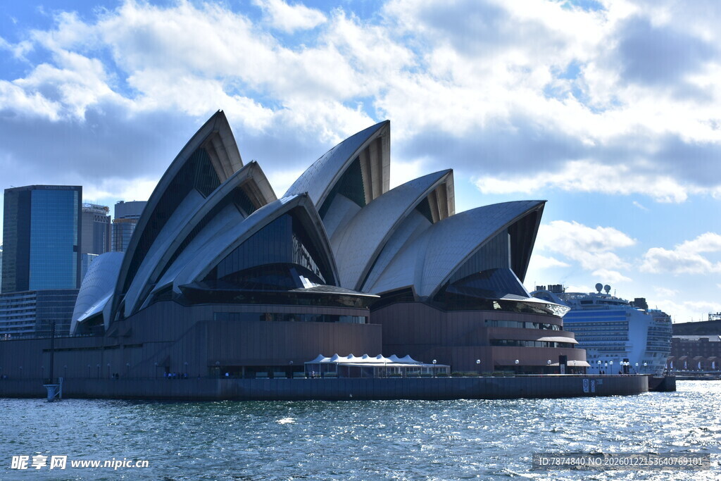 悉尼歌剧院海滨美丽景致