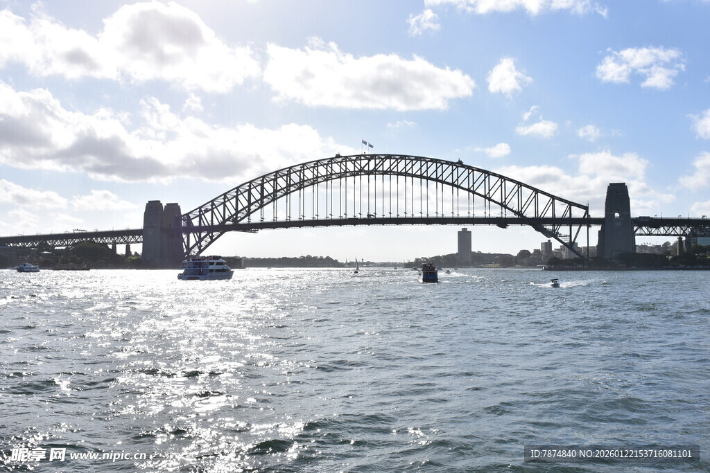 悉尼海港大桥壮丽景观